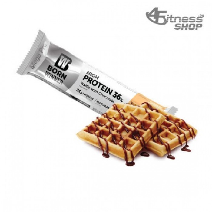 Born Winner High Protein 36%  Wafffle With Chocolate 85 гр